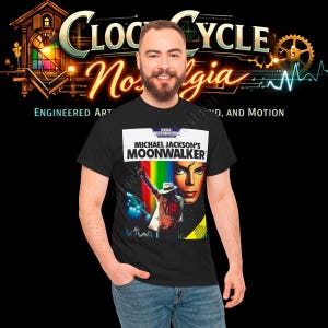 MJ Moonwalker T-Shirt | Sega Master System 80's Vintage Video Game | 8-Bit