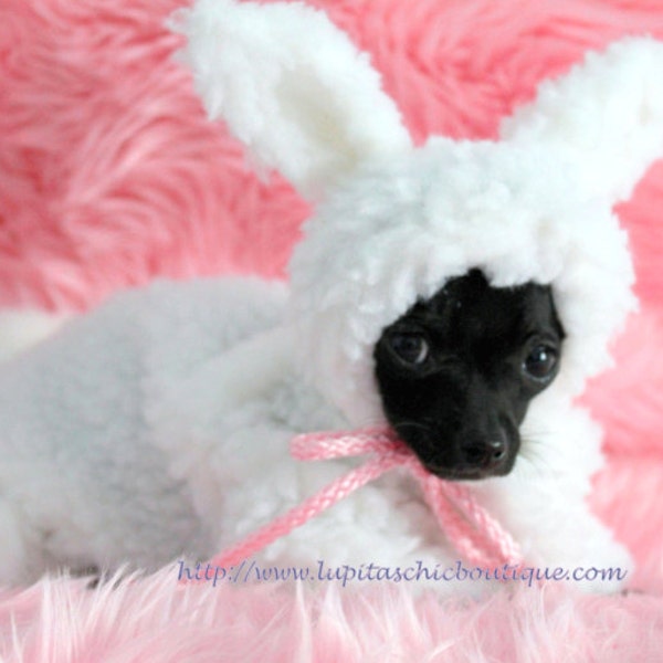 Dog Costume Snuggle Bunny Little Puppy Rabbit Halloween Costume