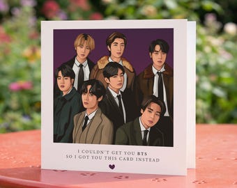 BTS Taekook Taehyung V | Jungkook James Corden Show 5x7 Metallic