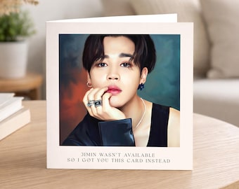 Kim Taehyung Kim Tae-hyung V BTS Happy Birthday Card Instant