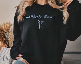 Mama Sweatshirt Minimalist | Best Mama Sweater | Cute Mom Gift | Gildan 18000 Crewneck | Aesthetic Mama Pullover | Gift for Mom