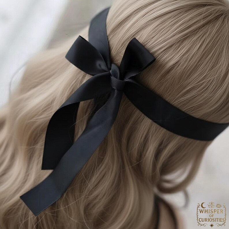 Masque pour les yeux et tour de cou gothique en dentelle noire - Style romantique sombre. image 4