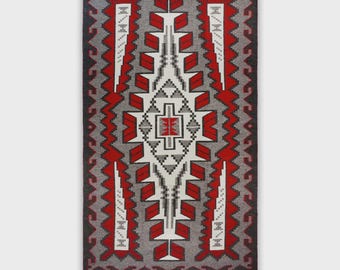6x9 ft Southwestern Navajo Handmade Boho Wool Tribal Flat Weave Kilim Rug, Bohemian Decor Indian Handmade Dhurrie Rugs