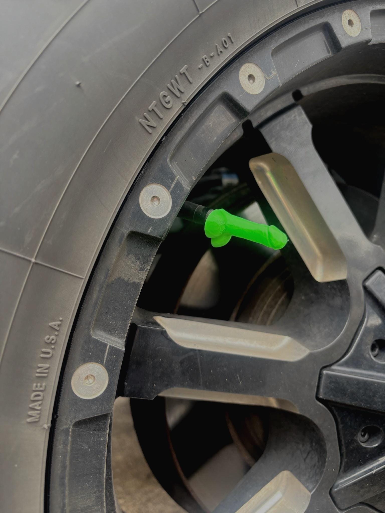 Tire Caps 4 Pack,Prank Valve Stem Caps Penis Tire Valve