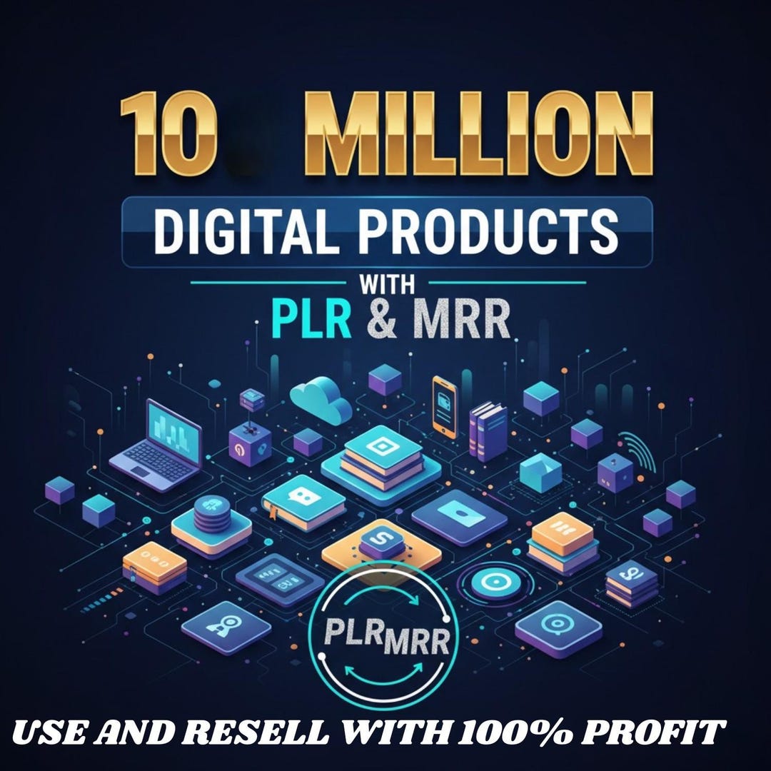 10 Million Digital Products Mega Bundle, Canva Templates PLR MRR ...