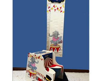 Circus Step Stool and Growth Chart