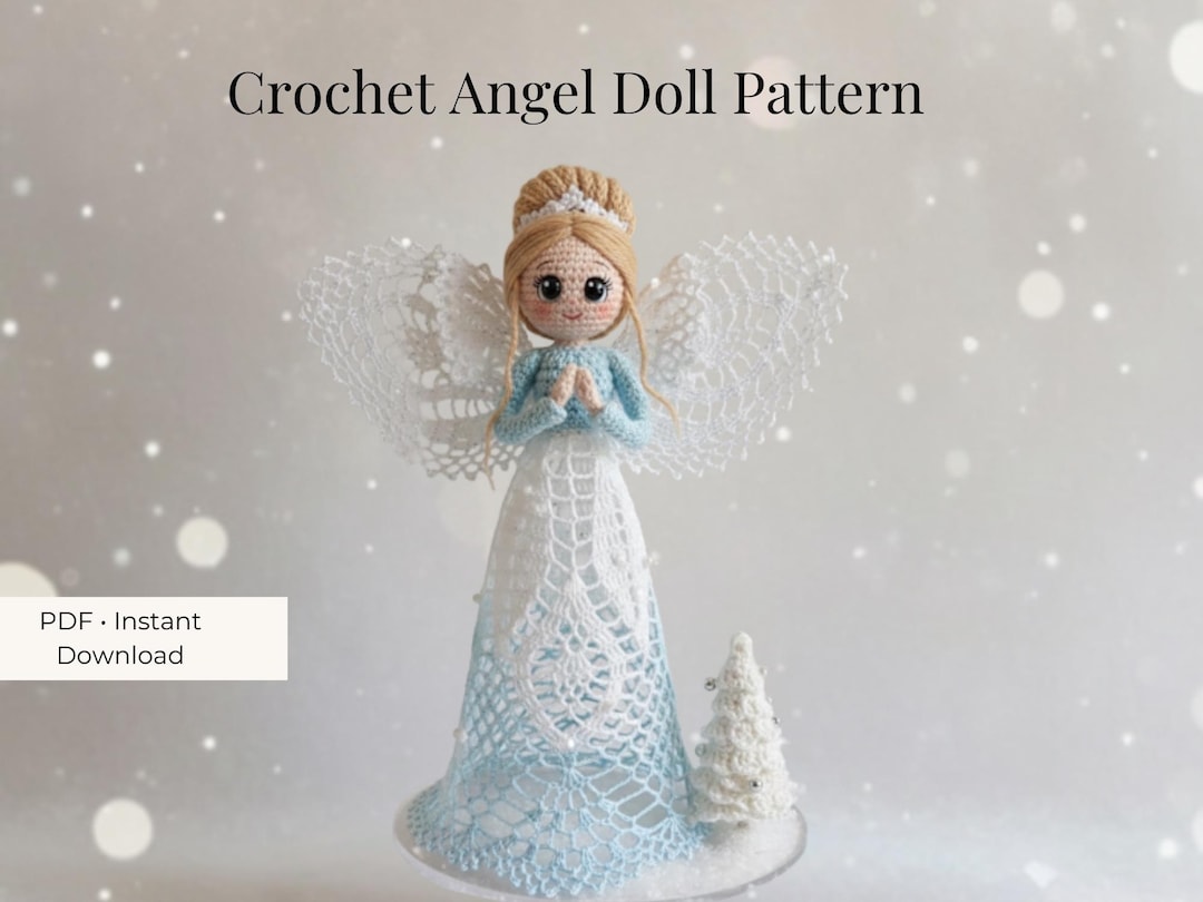 Heirloom Angel Tree Topper Crochet Pattern | 12