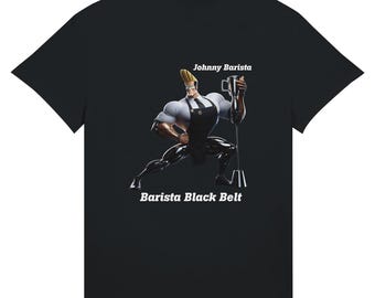 Barista Geschenk Lustig | Lustiges Kaffee-Shirt | Humor Tee | Geschenk für Barista | Roboter Baumwolle Tee