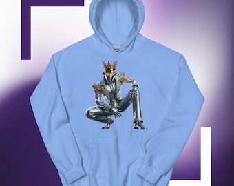 Maler Geschenk Lustig | Lustiges Künstler-Sweatshirt | Humor Sweatshirt | Geschenk für Maler | Roboter Kunst