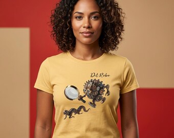 Detektiv Geschenk Lustig | Lustiges Mystery Shirt | Humor Tee | Geschenk für Detektiv | Roboter Baumwolle Tee