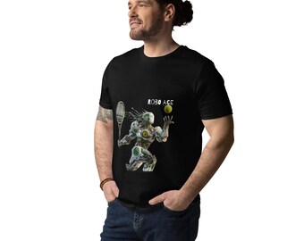 Tennis Liebhaber Geschenk Lustig | Lustiges Unisex Shirt | Humor Tee | Geschenk für Tennis Liebhaber | Roboter Tee