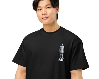 Koszulka z lekarzem | Zabawny prezent dla lekarza | Koszulka z robotem MD | Prezent dla lekarza | Koszulka z humorem medycznym | Bawełna unisex