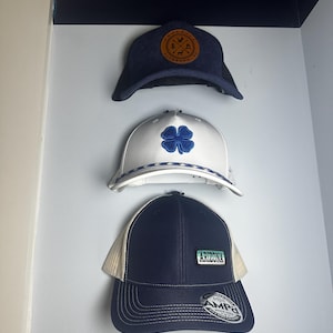 Soporte de pared para sombreros • Percha para sombreros • Soporte para gorras • Organizador de gorras de béisbol