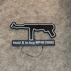 Decoración de pared para sala de juegos con LED MP40