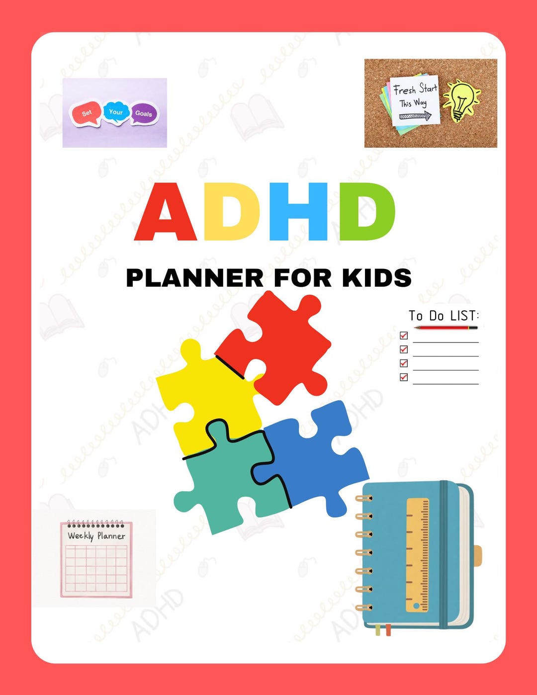 ADHD Planner for Kids | Daily Routine & Focus (printable) - Etsy