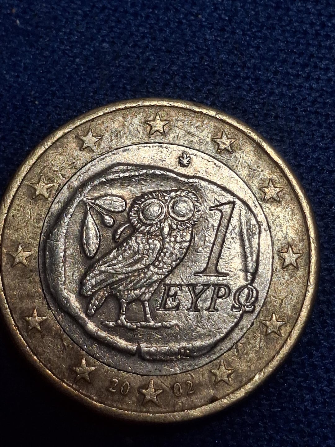 Seltene 1 Euro Mnze 2002