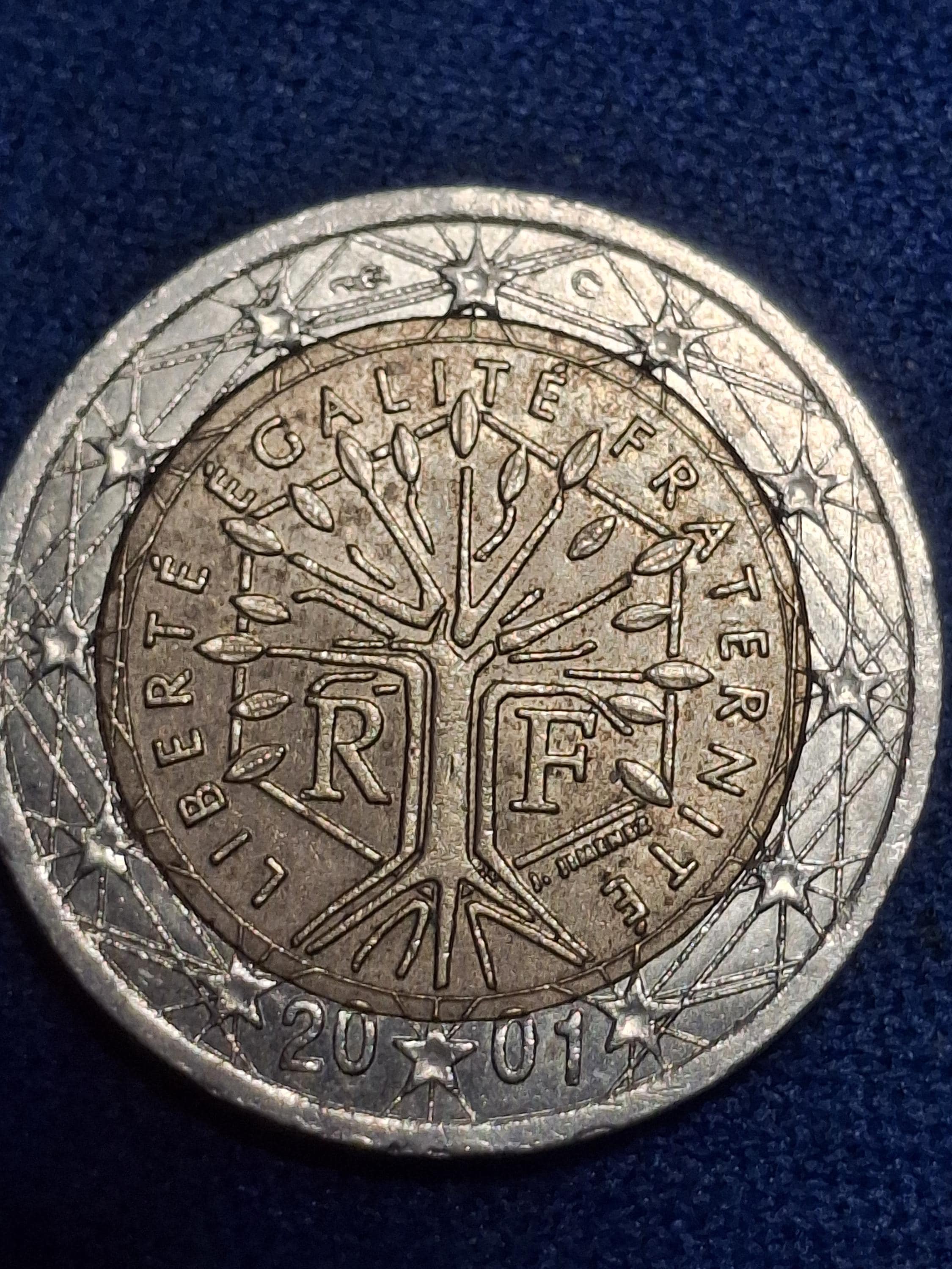 2 euro coin 2001 - Etsy 日本