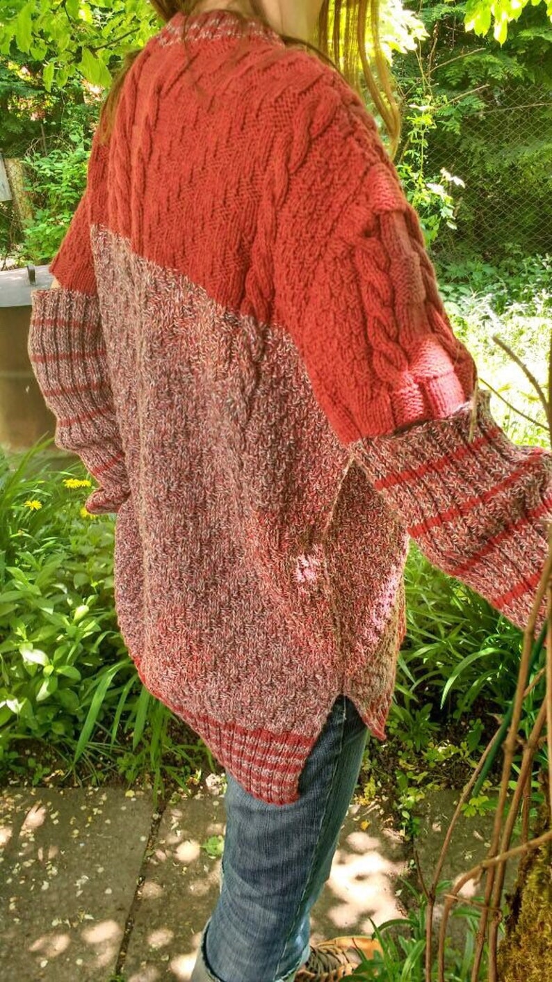 Cozy Oversized Sweater \u2022 Marled Rose