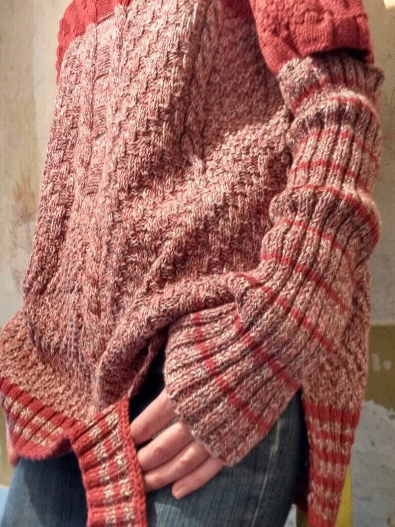 Cozy Oversized Sweater \u2022 Marled Rose