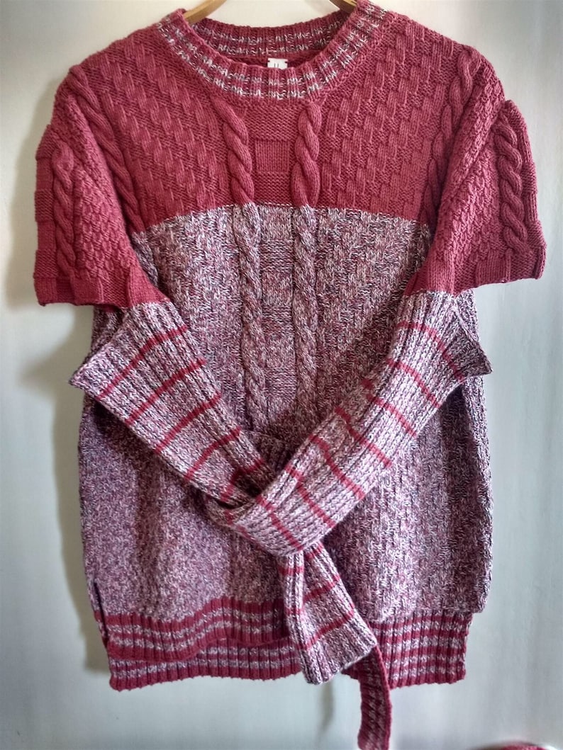 Cozy Oversized Sweater \u2022 Marled Rose
