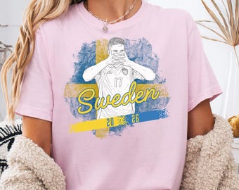 Viktor Gyökeres and Sweden Football Fan Shirt, Nordic Pride Soccer Tee, 2026 Apparel