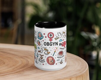 OBGYN Cartoon Becher - Lustige Arzt Kaffeetasse