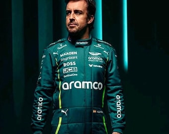 Mono de Fórmula 1 personalizado con guantes y pasamontañas gratis