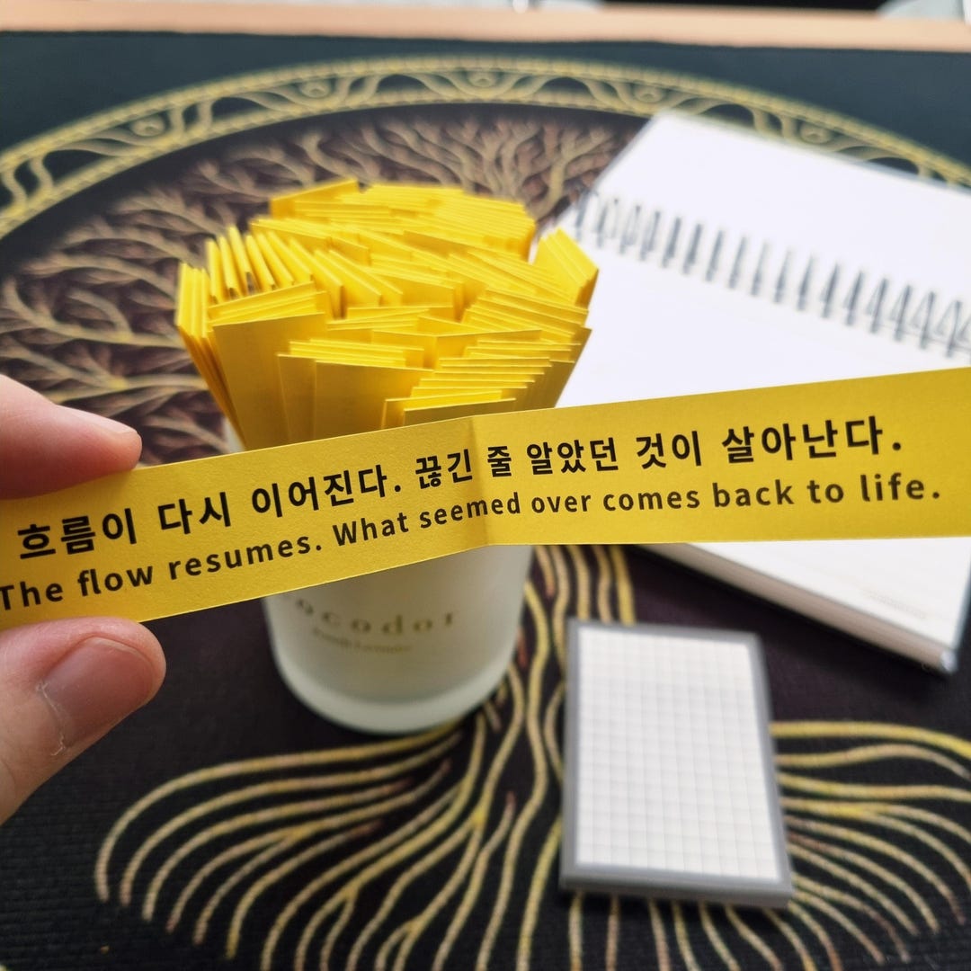 Fortune Note Printable Fortune Draw Slips | Daily Fortune Notes | Cut & Fold Paper ...