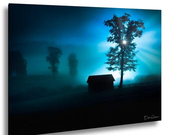 Cashiers Highlands NC,  Landscape Photography, Blue Ridge Mountains, Wall Art, Sunrise, Smoky Mountains, Blue