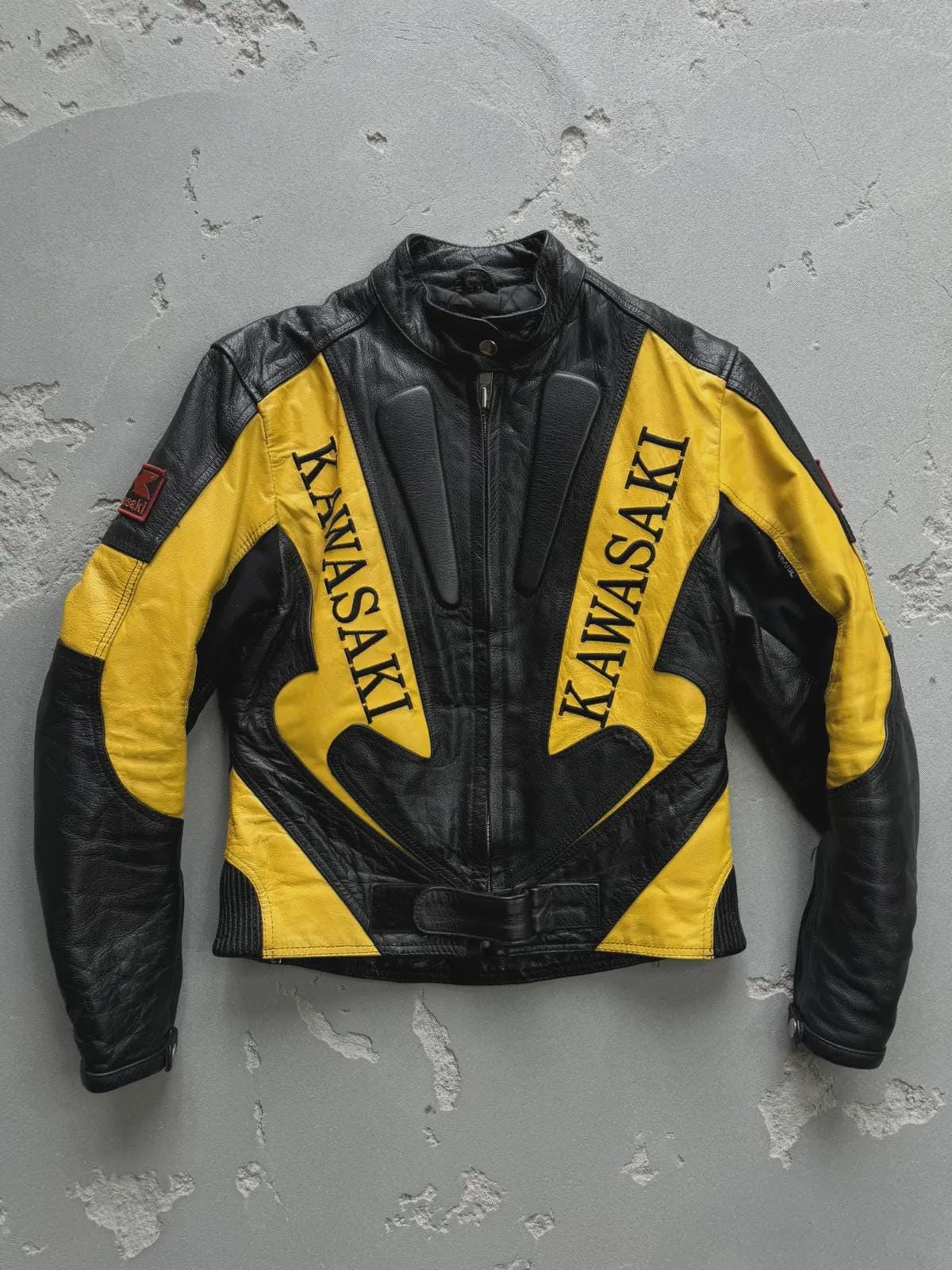 Yellow ferrari racing leather jacket - Etsy 日本