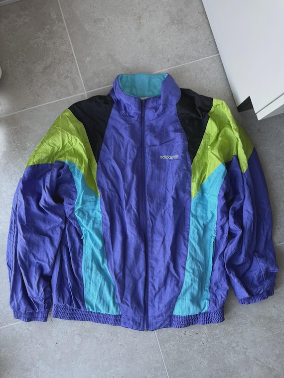 90s Vintage Adidas Tracksuit Nylon Jacket Pants - Etsy