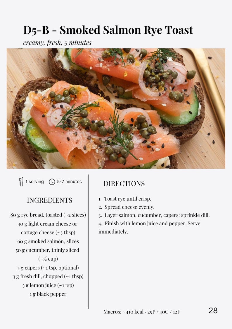 The Prep Plan.pdf High Protein Meal Prep Plan PDF | Weekly Meal Planner + Grocery List ...