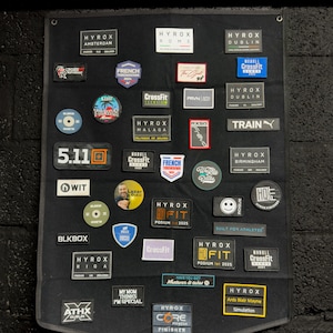 Hyrox patch holder flag