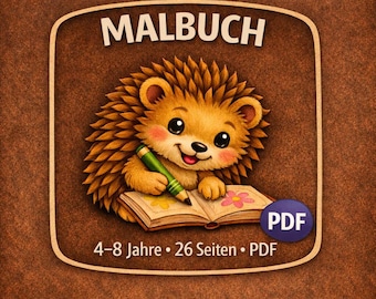 Malbuch für Kinder – Waldgeschichten der Barmherzigkeit | PDF zum Ausdrucken