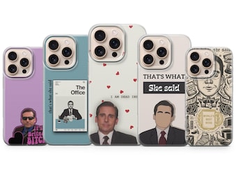 The Office Phone Case Michael Scott Cover for iPhone 17 Pro Max, 16e, 15, 14, 13 & Samsung S25 Ultra, S24 FE, A56, Pixel 10 XL,9a,8,7