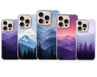 Berglandschaft Handyhülle Nature Cover für iPhone 17 Pro Max, 16e, 15, 14, 13 & Samsung S25 Ultra, S24 FE, A56, Pixel 10 XL,9a,8,7