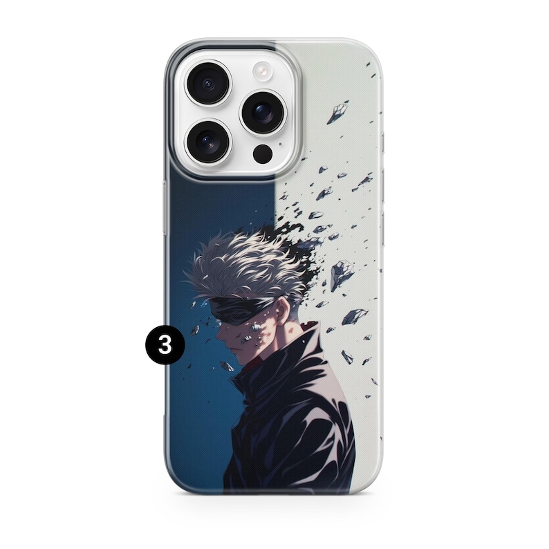 Gojo Satoru Phone Case Jujutsu Kaisen Cover for iPhone 17 Pro Max, 16e ...