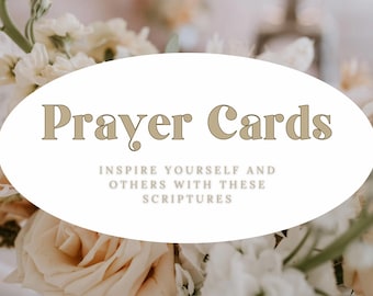 Prayer Cards, Daily Devotional Cards, Bible Study Cards, Scripture Cards, Affirmation Cards, Inspiration Cards