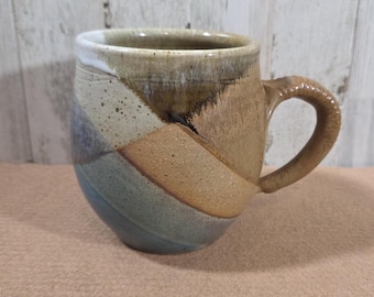Vintage David Norton Hand-thrown stoneware Southwest Mug