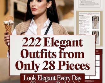 How to Create a Capsule Wardrobe | Checklist & Clothing System | Old Money Style PDF