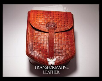Handmade Leather Belt Pouch