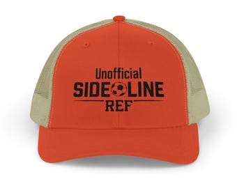 Unofficial Sideline Ref - Soccer Snapback Trucker Cap