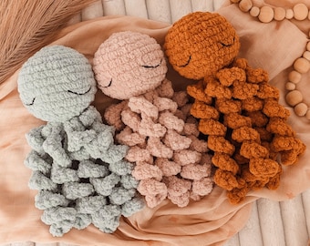 Preemie NICU Baby Octopus | Crochet Octopus Toy | preemie baby snuggler | Octopus sensory toy | Under the sea baby gift | NICU Octopus
