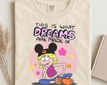 Lizzie McGuire Disney Shirt, Träume sind aus Komfortfarben T-Shirt, 2000er Jahre Disney Nostalgie Shirt, Disney Urlaubsreise