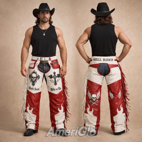 Leather Assless Chaps - Etsy