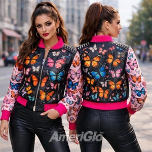 Leather Butterfly Jacket - Etsy