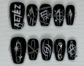 ATEEZ Inspired Nail Set (version 1) - Etsy