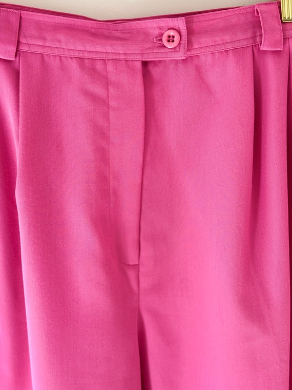 1980's Fuchsia Pink Shorts Super High Rise - image 4