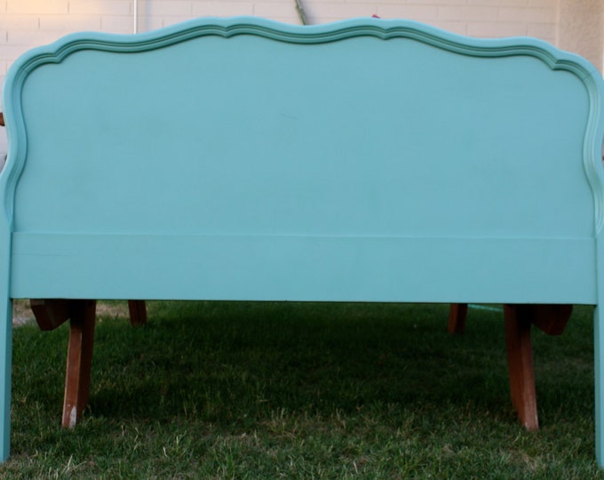 Repurposed Antique Headboard for Full or Double Bed in Retro Etsy