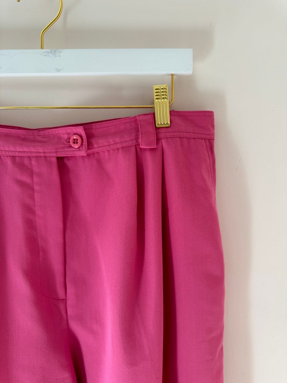 1980's Fuchsia Pink Shorts Super High Rise - image 3